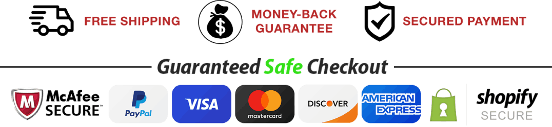 Xitox Foot Pads secure payment